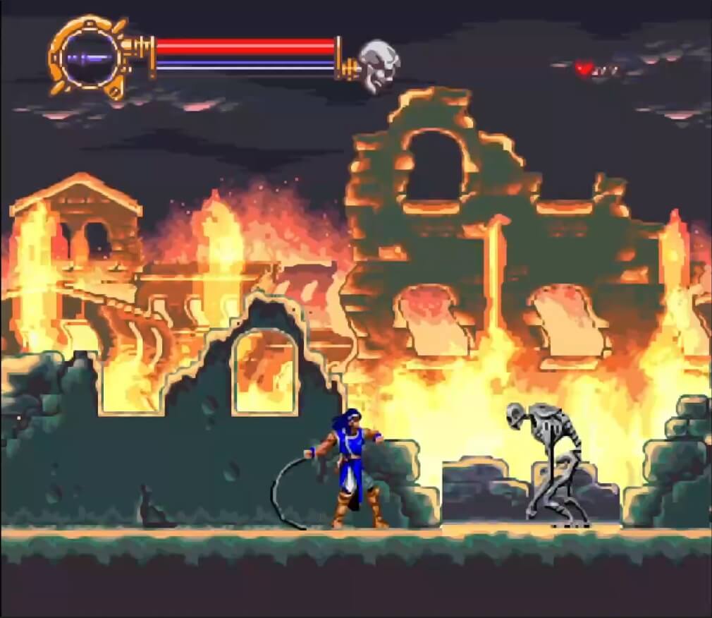 Castlevania Dracula X - геймплей игры Super Nintendo\Famicom